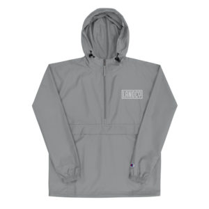 Modern Lanc and Company Embroidered Champion Packable Jacket