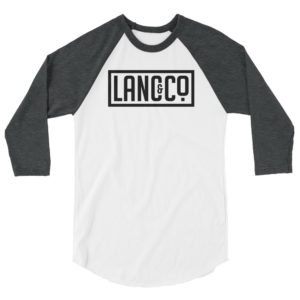 Modern Lanc and Co 3/4 sleeve raglan shirt