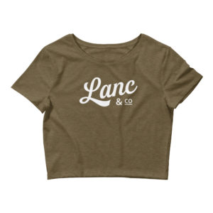 Traditional Lanc and Co Women’s Crop Tee
