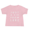 Just a Kid From LancBaby Short Sleeve Tee