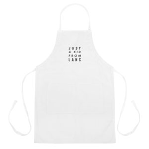 Just a Kid From Lanc Embroidered Apron